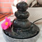 Fuente de Agua Artesanal Protección 5G­·6G y Base Orgonita