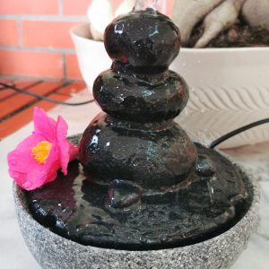 Fuente de Agua Artesanal Protección 5G­·6G y Base Orgonita